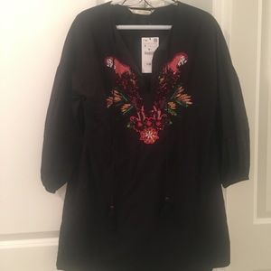 ZARA sequin parrot design dress!!